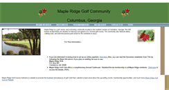 Desktop Screenshot of mapleridgehoa.org